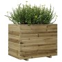 Jardinera madera de pino impregnada 90x60x72 cm