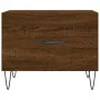 Mesa de centro madera contrachapada roble marrón 50x50x40 cm de vidaXL, Mesas de centro - Ref: Foro24-829394, Precio: 36,91 €...