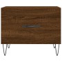 Mesa de centro madera contrachapada roble marrón 50x50x40 cm de vidaXL, Mesas de centro - Ref: Foro24-829394, Precio: 36,91 €...