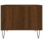 Mesa de centro madera contrachapada roble marrón 50x50x40 cm de vidaXL, Mesas de centro - Ref: Foro24-829394, Precio: 36,91 €