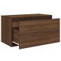Flurbank aus braunem Eichensperrholz, 80 x 40 x 45 cm von vidaXL, Bänke für Hallen und Lager - Ref: Foro24-816049, Preis: 82,...
