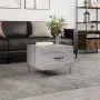 Gray Sonoma plywood coffee table 50x50x40 cm by vidaXL, Coffee table - Ref: Foro24-829392, Price: 38,21 €, Discount: %