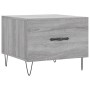 Gray Sonoma plywood coffee table 50x50x40 cm by vidaXL, Coffee table - Ref: Foro24-829392, Price: 38,53 €, Discount: %