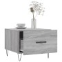 Gray Sonoma plywood coffee table 50x50x40 cm by vidaXL, Coffee table - Ref: Foro24-829392, Price: 38,53 €, Discount: %
