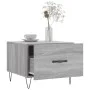 Gray Sonoma plywood coffee table 50x50x40 cm by vidaXL, Coffee table - Ref: Foro24-829392, Price: 38,21 €, Discount: %