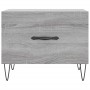 Gray Sonoma plywood coffee table 50x50x40 cm by vidaXL, Coffee table - Ref: Foro24-829392, Price: 38,53 €, Discount: %