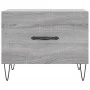 Gray Sonoma plywood coffee table 50x50x40 cm by vidaXL, Coffee table - Ref: Foro24-829392, Price: 38,21 €, Discount: %
