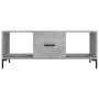 Plywood gray concrete coffee table 102x50x40 cm by vidaXL, Coffee table - Ref: Foro24-829304, Price: 52,90 €, Discount: %