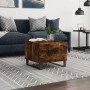 Couchtisch aus geräuchertem Eichensperrholz 50x50x40 cm von vidaXL, Couchtisch - Ref: Foro24-829454, Preis: 45,10 €, Rabatt: %