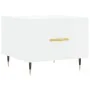 Engineered wood white gloss coffee table 50x50x40 cm by vidaXL, Coffee table - Ref: Foro24-829352, Price: 39,64 €, Discount: %