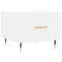 Mesa de centro madera de ingeniería brillo blanco 50x50x40 cm de vidaXL, Mesas de centro - Ref: Foro24-829352, Precio: 39,64 ...
