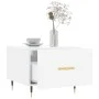 Engineered wood white gloss coffee table 50x50x40 cm by vidaXL, Coffee table - Ref: Foro24-829352, Price: 39,64 €, Discount: %
