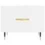 Engineered wood white gloss coffee table 50x50x40 cm by vidaXL, Coffee table - Ref: Foro24-829352, Price: 39,64 €, Discount: %