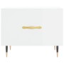 Mesa de centro madera de ingeniería brillo blanco 50x50x40 cm de vidaXL, Mesas de centro - Ref: Foro24-829352, Precio: 39,64 ...
