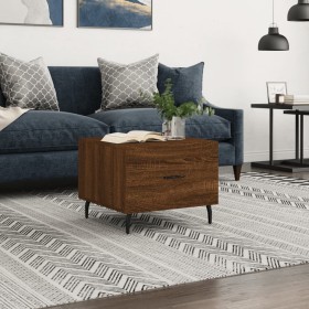 Couchtisch aus braunem Eichensperrholz 50x50x40 cm von vidaXL, Couchtisch - Ref: Foro24-829442, Preis: 39,64 €, Rabatt: %