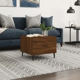Couchtisch aus braunem Eichensperrholz 50x50x40 cm von vidaXL, Couchtisch - Ref: Foro24-829442, Preis: 39,64 €, Rabatt: %