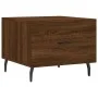 Mesa de centro madera contrachapada roble marrón 50x50x40 cm de vidaXL, Mesas de centro - Ref: Foro24-829442, Precio: 39,64 €...