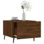 Mesa de centro madera contrachapada roble marrón 50x50x40 cm de vidaXL, Mesas de centro - Ref: Foro24-829442, Precio: 39,64 €...