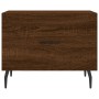 Couchtisch aus braunem Eichensperrholz 50x50x40 cm von vidaXL, Couchtisch - Ref: Foro24-829442, Preis: 39,64 €, Rabatt: %