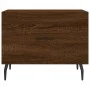 Mesa de centro madera contrachapada roble marrón 50x50x40 cm de vidaXL, Mesas de centro - Ref: Foro24-829442, Precio: 39,64 €...