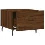 Mesa de centro madera contrachapada roble marrón 50x50x40 cm de vidaXL, Mesas de centro - Ref: Foro24-829442, Precio: 39,64 €...