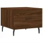 Mesa de centro madera contrachapada roble marrón 50x50x40 cm de vidaXL, Mesas de centro - Ref: Foro24-829442, Precio: 39,64 €...