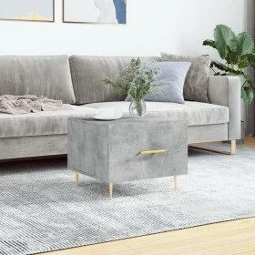 Concrete gray engineered wood coffee table 50x50x40 cm by vidaXL, Coffee table - Ref: Foro24-829372, Price: 37,84 €, Discount: %