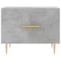 Betongrauer Couchtisch aus Holzwerkstoff, 50 x 50 x 40 cm von vidaXL, Couchtisch - Ref: Foro24-829372, Preis: 38,15 €, Rabatt: %