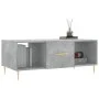 Mesa de centro madera contrachapada gris hormigón 102x50x40 cm de vidaXL, Mesas de centro - Ref: Foro24-829288, Precio: 48,74...