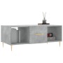 Plywood gray concrete coffee table 102x50x40 cm by vidaXL, Coffee table - Ref: Foro24-829288, Price: 49,20 €, Discount: %
