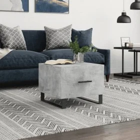Mesa de centro madera de ingeniería gris hormigón 50x50x40 cm de vidaXL, Mesas de centro - Ref: Foro24-829452, Precio: 44,87 ...