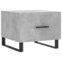 Concrete gray engineered wood coffee table 50x50x40 cm by vidaXL, Coffee table - Ref: Foro24-829452, Price: 45,00 €, Discount: %