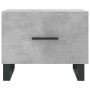 Mesa de centro madera de ingeniería gris hormigón 50x50x40 cm de vidaXL, Mesas de centro - Ref: Foro24-829452, Precio: 45,05 ...