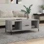 Mesa de centro madera contrachapada gris Sonoma 102x50x40 cm de vidaXL, Mesas de centro - Ref: Foro24-829314, Precio: 57,03 €...