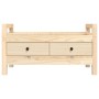Flurbank aus massivem Kiefernholz, 80 x 40 x 43 cm von vidaXL, Bänke für Hallen und Lager - Ref: Foro24-821784, Preis: 67,06 ...