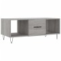 Sonoma-Couchtisch aus grauem Sperrholz, 102 x 50 x 40 cm von vidaXL, Couchtisch - Ref: Foro24-829298, Preis: 50,49 €, Rabatt: %