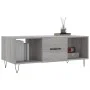 Sonoma-Couchtisch aus grauem Sperrholz, 102 x 50 x 40 cm von vidaXL, Couchtisch - Ref: Foro24-829298, Preis: 50,13 €, Rabatt: %