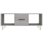 Sonoma-Couchtisch aus grauem Sperrholz, 102 x 50 x 40 cm von vidaXL, Couchtisch - Ref: Foro24-829298, Preis: 50,49 €, Rabatt: %