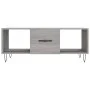 Sonoma-Couchtisch aus grauem Sperrholz, 102 x 50 x 40 cm von vidaXL, Couchtisch - Ref: Foro24-829298, Preis: 50,13 €, Rabatt: %