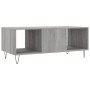 Sonoma-Couchtisch aus grauem Sperrholz, 102 x 50 x 40 cm von vidaXL, Couchtisch - Ref: Foro24-829298, Preis: 50,49 €, Rabatt: %