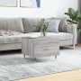 Mesa de centro madera contrachapada gris Sonoma 50x50x40 cm de vidaXL, Mesas de centro - Ref: Foro24-829360, Precio: 40,09 €,...