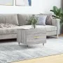 Mesa de centro madera contrachapada gris Sonoma 50x50x40 cm de vidaXL, Mesas de centro - Ref: Foro24-829360, Precio: 39,76 €,...