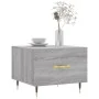 Mesa de centro madera contrachapada gris Sonoma 50x50x40 cm de vidaXL, Mesas de centro - Ref: Foro24-829360, Precio: 39,76 €,...
