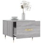 Mesa de centro madera contrachapada gris Sonoma 50x50x40 cm de vidaXL, Mesas de centro - Ref: Foro24-829360, Precio: 40,09 €,...