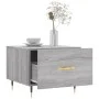 Mesa de centro madera contrachapada gris Sonoma 50x50x40 cm de vidaXL, Mesas de centro - Ref: Foro24-829360, Precio: 39,76 €,...