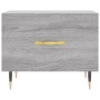 Mesa de centro madera contrachapada gris Sonoma 50x50x40 cm de vidaXL, Mesas de centro - Ref: Foro24-829360, Precio: 40,09 €,...