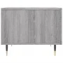 Mesa de centro madera contrachapada gris Sonoma 50x50x40 cm de vidaXL, Mesas de centro - Ref: Foro24-829360, Precio: 39,76 €,...