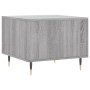 Mesa de centro madera contrachapada gris Sonoma 50x50x40 cm de vidaXL, Mesas de centro - Ref: Foro24-829360, Precio: 40,09 €,...