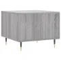 Mesa de centro madera contrachapada gris Sonoma 50x50x40 cm de vidaXL, Mesas de centro - Ref: Foro24-829360, Precio: 39,76 €,...