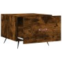 Smoked oak engineered wood coffee table 50x50x40 cm by vidaXL, Coffee table - Ref: Foro24-829342, Price: 52,86 €, Discount: %